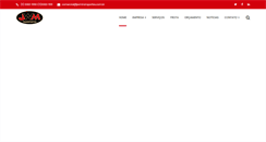 Desktop Screenshot of jwmtransportes.com.br